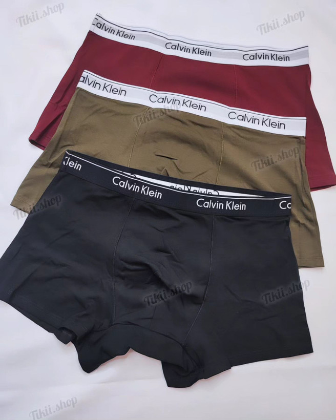 شورت باکسر و پادار مردانه تمام نخ اسپورت طرح کلوین calvin klein