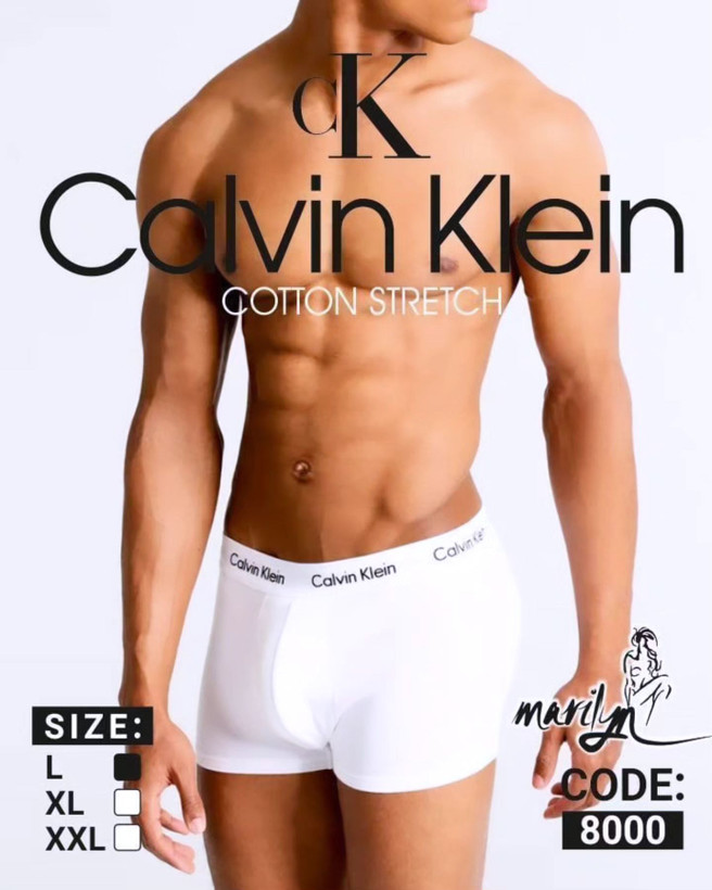شورت باکسر و پادار مردانه تمام نخ اسپورت طرح کلوین calvin klein